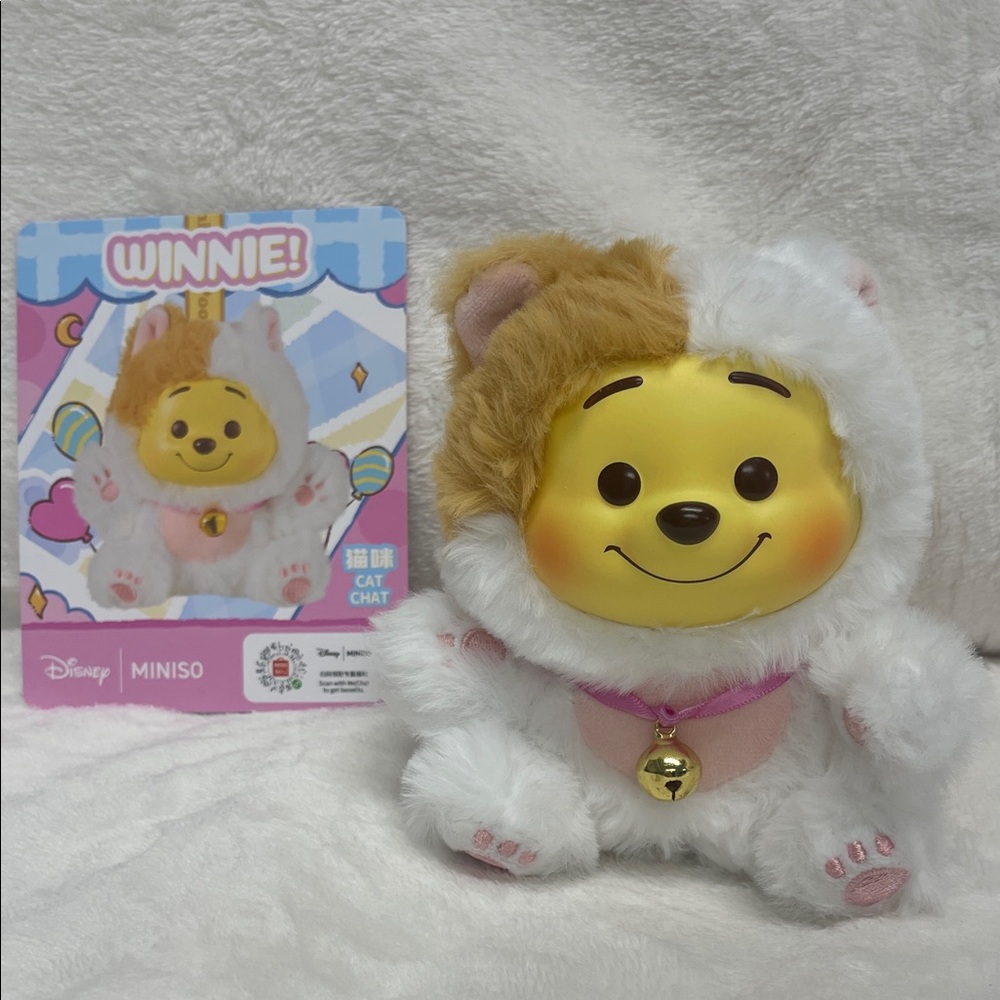 MINISO Winnie the Pooh Cat Plush